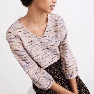 Madewell Jacquard Rainbow Blouse - Small